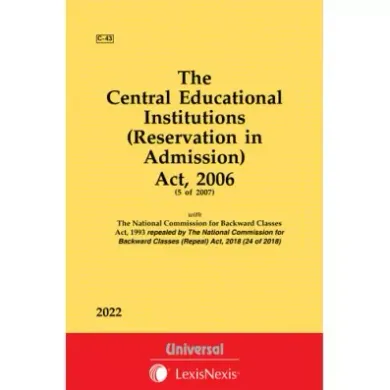 Central Educational Institutions (Reservation in Admission) Act, 2006