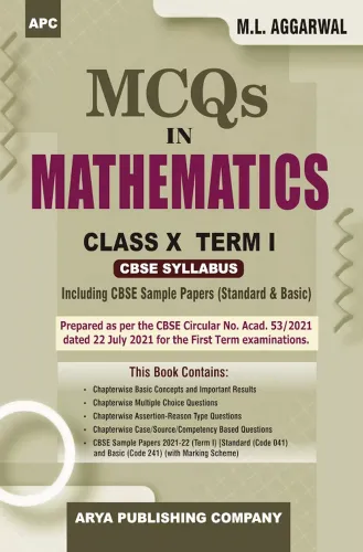 MCQs in Mathematics (CBSE), Term-I, Class-X, For Nov.-Dec