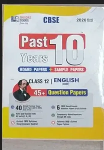 Cbse Past 10 Years Question Papers English Core-12
