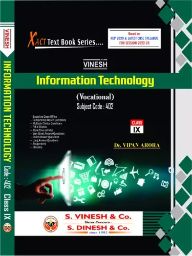 Vinesh Information Technology (Vocational) (Subject code: 402) Class 9