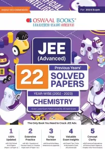 Jee (Advance) 22 Year Wise Solved Papers Chemistry (2024)