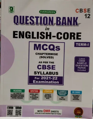 Cbse Mcqs Chapterwise Q.b English Core Term1-12