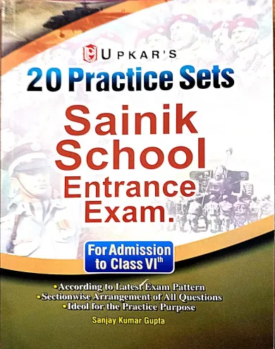 20 Practice Sets Sainik School Entrance Exam Class-6