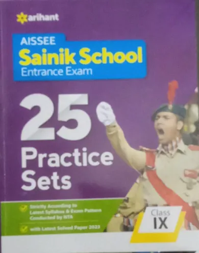 All India Sainik School Entrance Exam 25 Practice Sets Class - 9