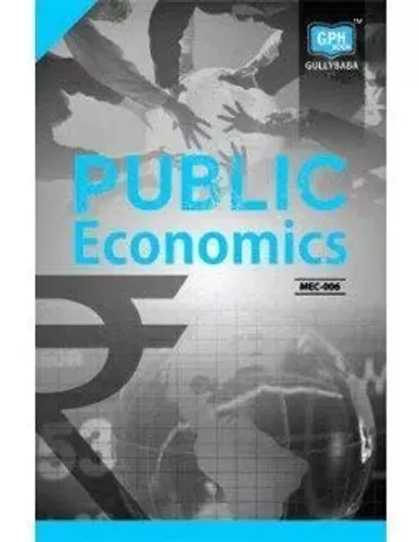 MEC-006 Public Economics