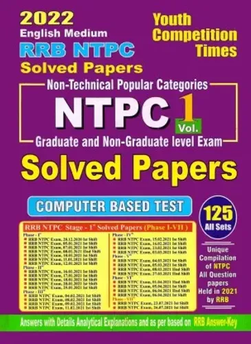 Rrb Ntpc Solved Papers Non-Technical Popular Categories Vol-1 