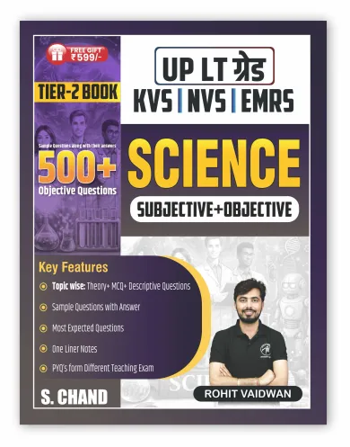 Science (Subjective + Objective) Tier 2 for UP LT Grade KVS/NVS/EMRS | 500+ Objective Questions (9789373590851) - Rohit Vaidwan