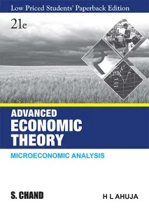 Advanced Economic Theory (LPSPE) (9789352837335) - H L Ahuja