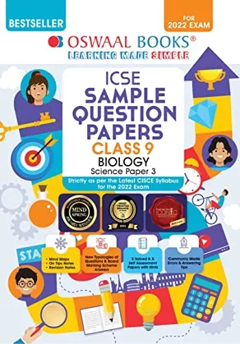 Oswaal ICSE Sample Question Papers Class 9 Biology Book (For 2022 Exam)