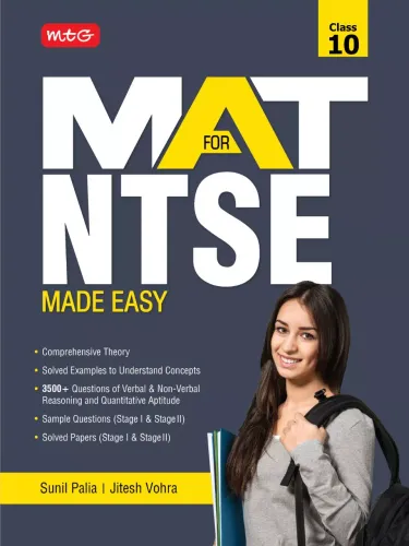 Mat For Ntse Made Easy-10 New Edition 2021-22