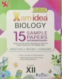 Xam Idea 15 Sample Papers Biology Class 12 (2026-27)