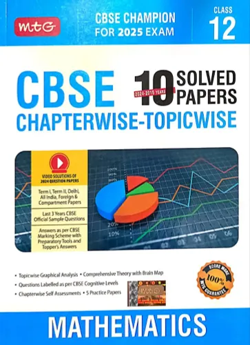 Cbse 10 Yr. Cw Tw Mathematics-12 Solved Paper-2025