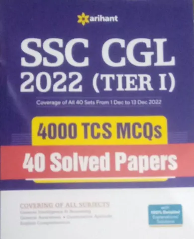 Ssc Cgl (Tier-1) 4000 Tcs Mcqs 40 Solved