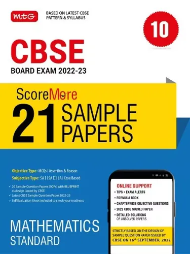 21 Sample Paper Mathematics Standard-10