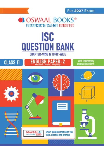 Class 11 ISC English Paper-2 (Literature) Question Bank | Chapter-wise & Topic-wise with Competency Based Questions | For 2027 Exam | Self-Assessment Papers | Revision Notes
