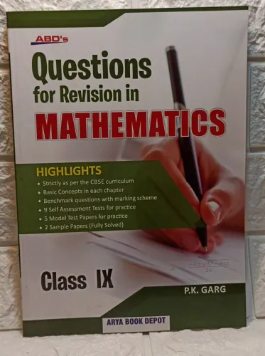 Questions For Revision in Mathematics for Class 9