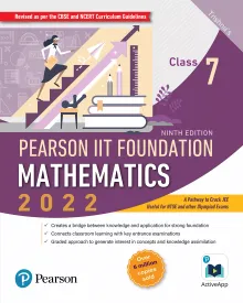 Pearson IIT Foundation Mathematics Class 7