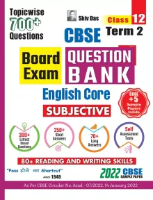Cbse Q.b English Core Subjective 12 Term-2
