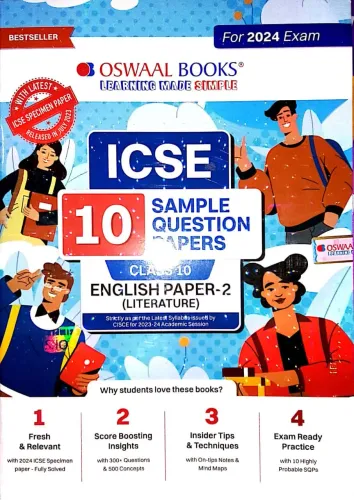 Icse 10 Sample Question Papers English Lit. P-2-10 (2023-2024)