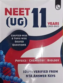 Neet Ug 11 Years Physics/chemistry/biology Solved Paper