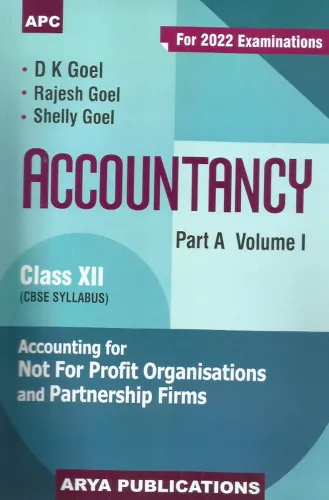 Accountancy (Part-A) Vol-I, Class 12