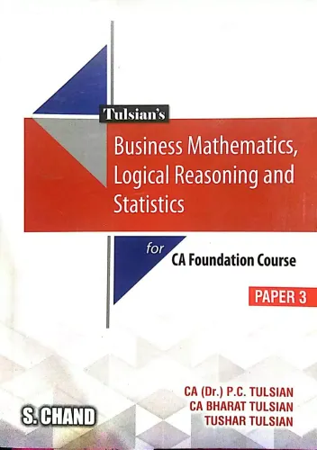 Business Mathematics, Logical Reasoning And Statistics (Paper-3)