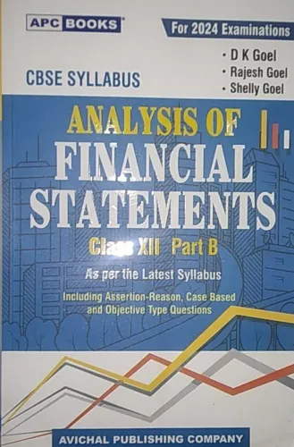 Analysis Of Financial Statements For Class12 Part-B