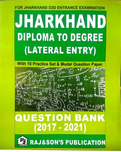 Jharkhand Diploma To Degree Q.Bank (2017-2021)