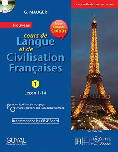 G Mauger Blue Cours de Langue et de Civilization Francaise 1 with Cd (Lecon 1-14)