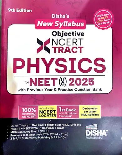 Objective Ncert Xtract Physics For Neet (UG) 2025