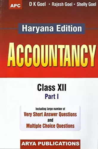 Accountancy Part I, Class 12 (Haryana)