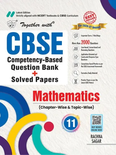Together with CBSE Question Bank Maths Class 11 2026-27 as per latest syllabus | Includes PYQs & Practice Papers | Most Recommended CBSE Reference Book for 2027 Exams (CBSE)
