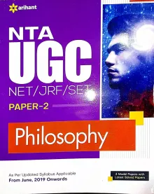 Nta Ugc - Net/jrf/set Philosophy Paper-2