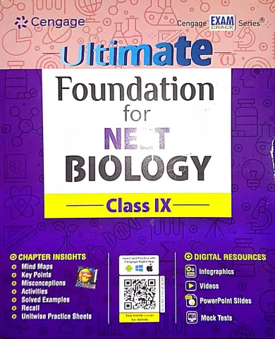 Ultimate Foundation Series For Neet Biology Class - 9