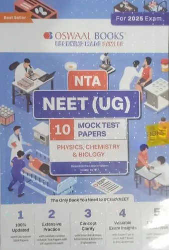 Nta Neet (ug) 10 Mock Test Physics,chemistry & Biology (2025)