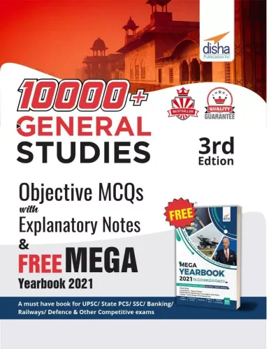 10000+ Objective General Studies MCQs with Explanatory Notes & Free Mega Yearbook 2021 - 3rd Edition