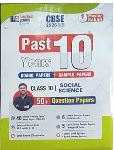 Cbse Past 10 Years Question Papers Social Science-10