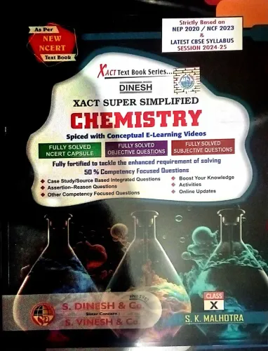 Dinesh Xact Super Simplified Chemistry-10 Latest Edition 2024