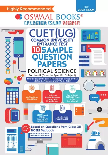 Oswaal NTA CUET (UG) 10 Sample Question Papers, Political Science (Entrance Exam Preparation Book 2022)