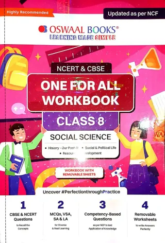 NCERT & CBSE One For All Workbook Social Science Class-8