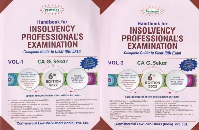 Handbook For Insolvency Professional'S Examination (2 Vol. Set)