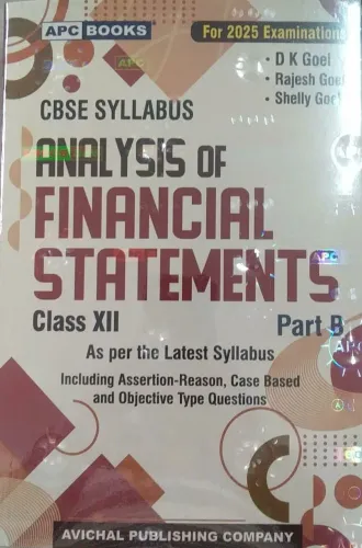 Analysis Of Financial Statements-12 Part-B Hindi Latest Edition 2024