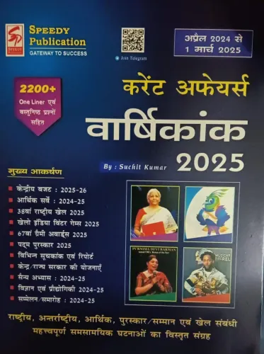 Current Affairs Varshikank ( April - 2024 To 1 March 2025 ) | Hindi |