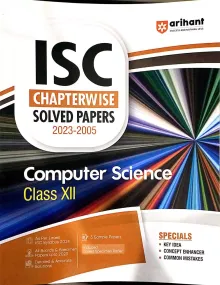 ISC Chapter wise Solved Papers Computer Sci-12