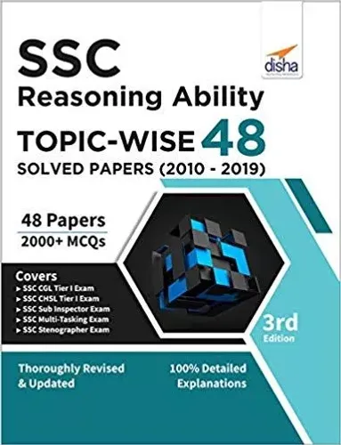 SSC Reasoning Topic-wise 48 Solved Papers (2010-2019) 3rd Edition