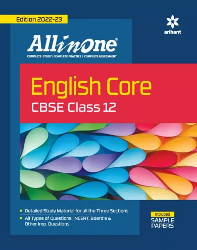 CBSE All In One English Core Class 12 2022-23 Edition