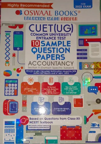 Oswaal NTA CUET (UG) 10 Sample Question Papers, Accountancy (Entrance Exam Preparation Book 2022)