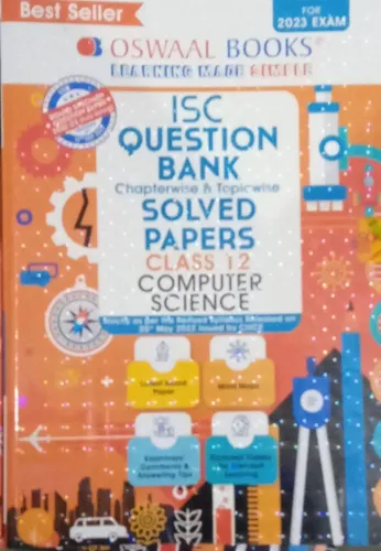 ISC QUESTION BANK CHAPTERWISE & TOPICWISE SOLVED PAPERS CLASS 12 COMPUTER SCIENCE 