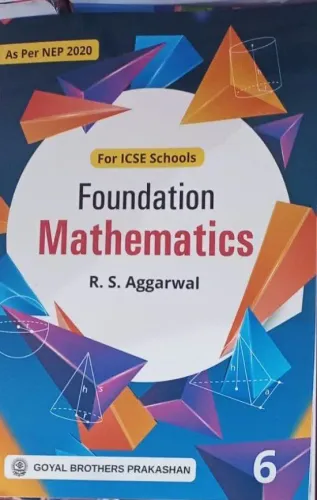 ICSE Foundation Mathematics for class 6 Latest Edition 2024