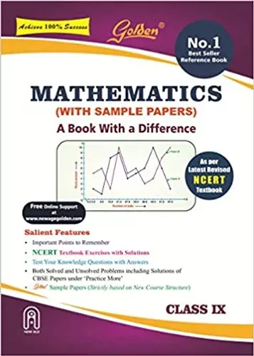 Golden Mathematics: (With Sample Papers) A book with a Difference Class-9 (For 2022 Final Exams)